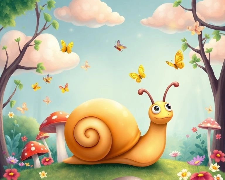 Salyangozun Renkli Düşleri Masalı Salyangozun Renkli Düşleri Masalı