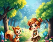 Sihirli Kristalın Peşinde Masalı Sihirli Kristal