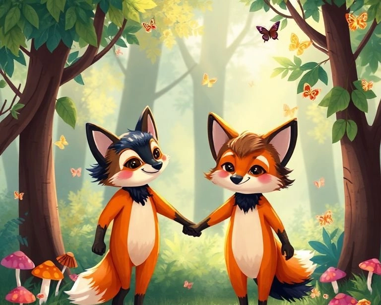 Tilki ile Kuzgunun Dostluğu Masalı Tilki ile Kuzgunun Dostluğu Masalı