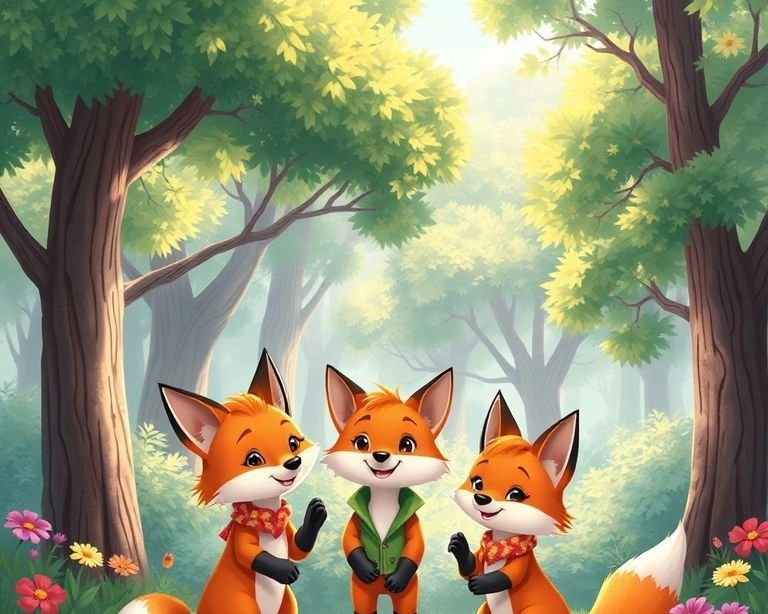 Tilki'nin Dostlarıyla Eğlenceli Günü Masalı