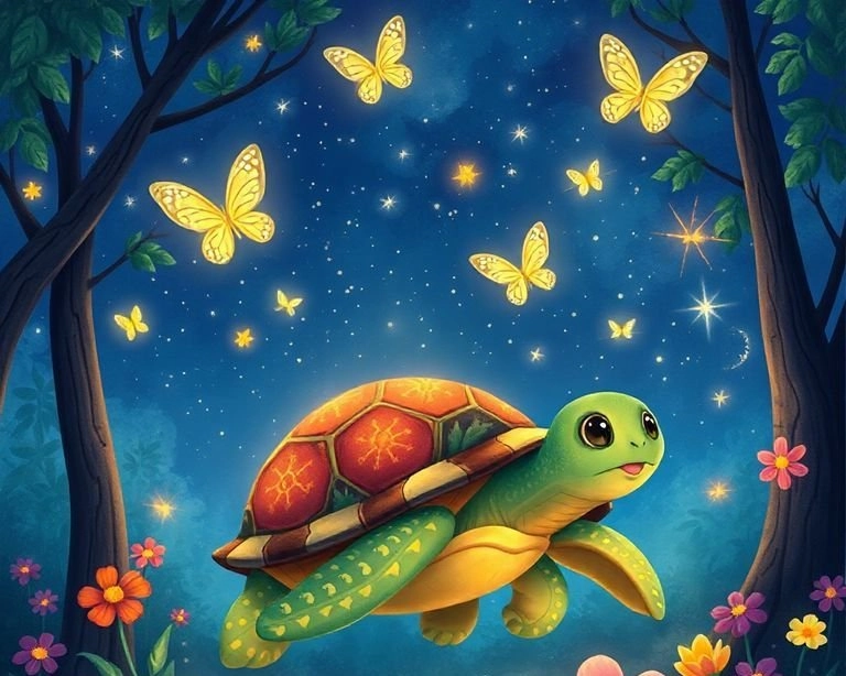 Tırtılın Yıldızlı Gece Macerası Masalı