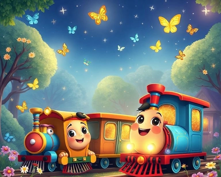 Tren Vagonlarının Serüveni Masalı Tren Vagonlarının Serüveni Masalı