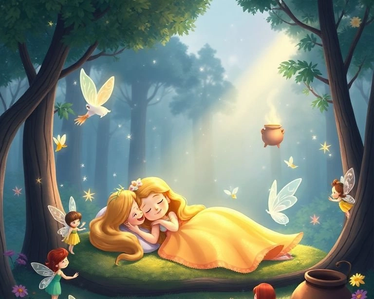 Uyuyan Güzel'in Kurtuluşu: Perinin İksiri Masalı Uyuyan Güzel'in Kurtuluşu: Perinin İksiri Masalı