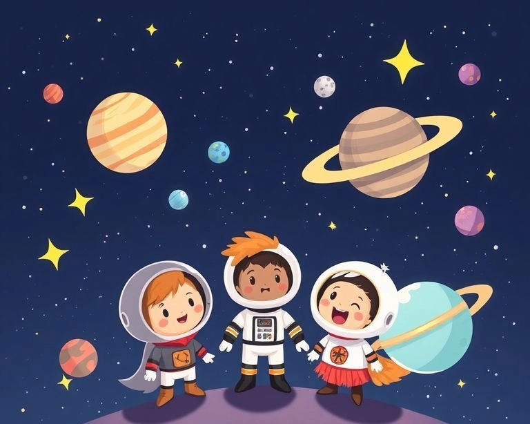 Uzayda Kaybolan Arkadaşlar Masalı Uzayda Kaybolan Arkadaşlar Masalı