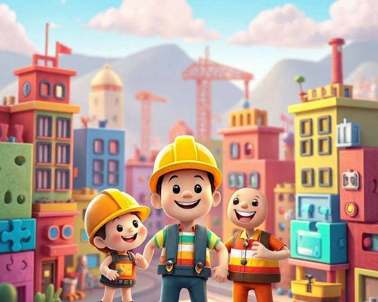 Yap-boz Şehir: İnşaat İşçisinin Macerası Masalı