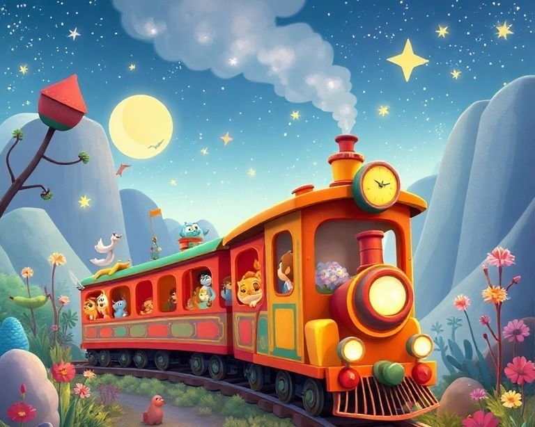 Yolcu Treninin Sihirli Yolculuğu Masalı Yolcu Treninin Sihirli Yolculuğu Masalı