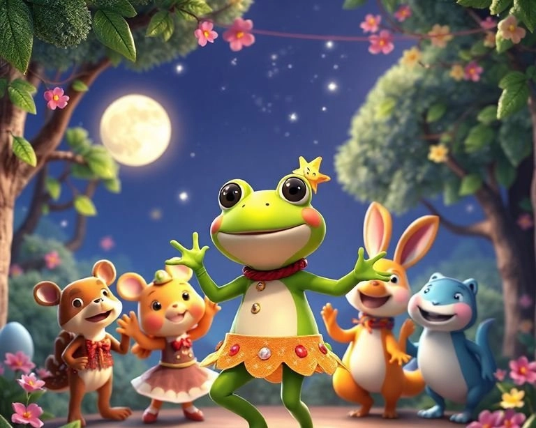 Zıplayan Kurbağa ve Dans Partisi Masalı