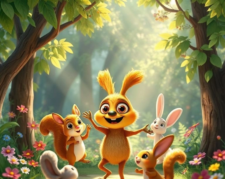 Ağaçkakanın Doğa İle Dansı Masalı Ağaçkakanın Doğa İle Dansı Masalı