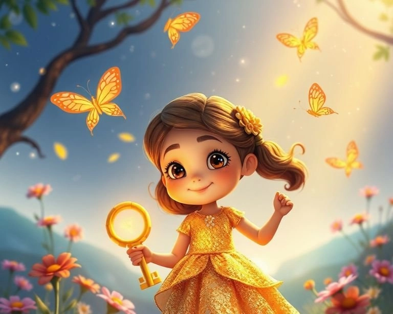 Altın Saçlı Kız ve Kayıp Anahtar Masalı