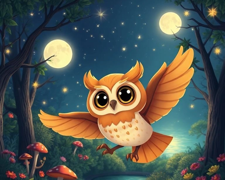 Baykuşun Yıldızlı Macerası Masalı Baykuşun Yıldızlı Macerası Masalı