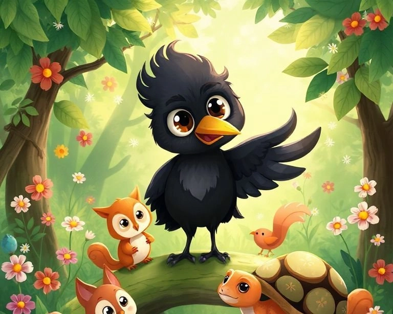 Bilge Karga ve Öğütleri Masalı Bilge Karga ve Öğütleri Masalı