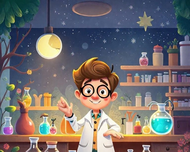 Bilim İnsanı ve Büyülü Laboratuvar Masalı