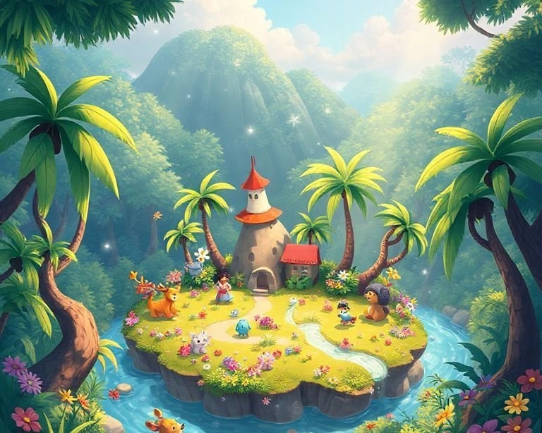 Büyülü Orman: Ada Macerası Masalı Büyülü Orman: Ada Macerası Masalı