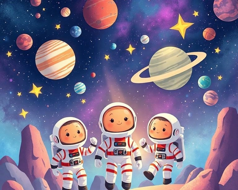 Dekoratör Astronot'un Maceraları Masalı Dekoratör Astronot'un Maceraları Masalı