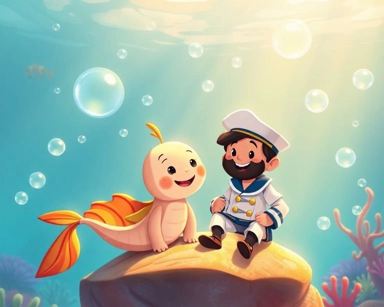Denizkızı ve Kaptanın Dostluğu Masalı Denizkızı ve Kaptanın Dostluğu Masalı