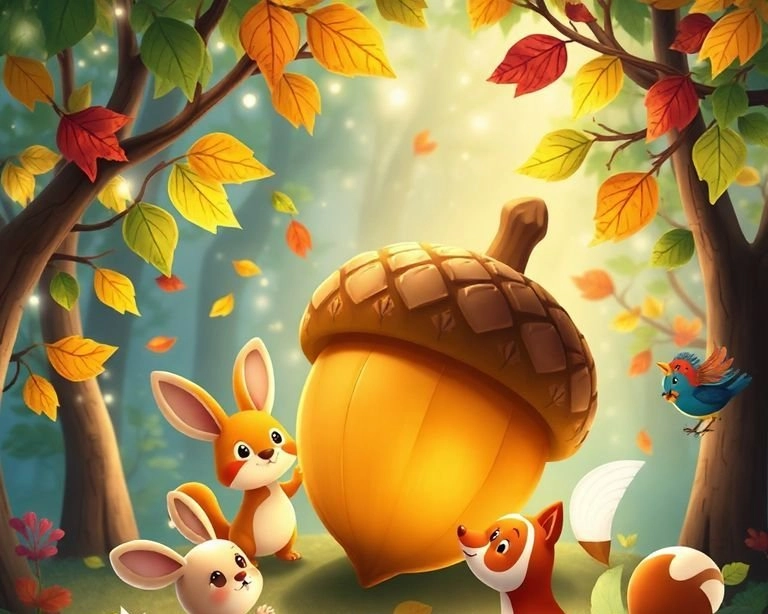 Dostluk Ağacı ve Büyülü Yapraklar Masalı