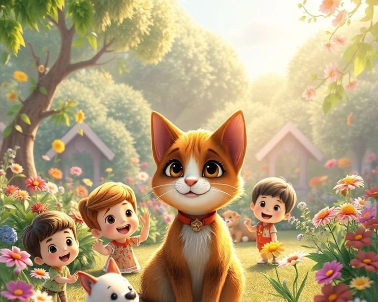 Dostluk Bahçesi: Psikolog Kedi'nin Öğütleri Masalı