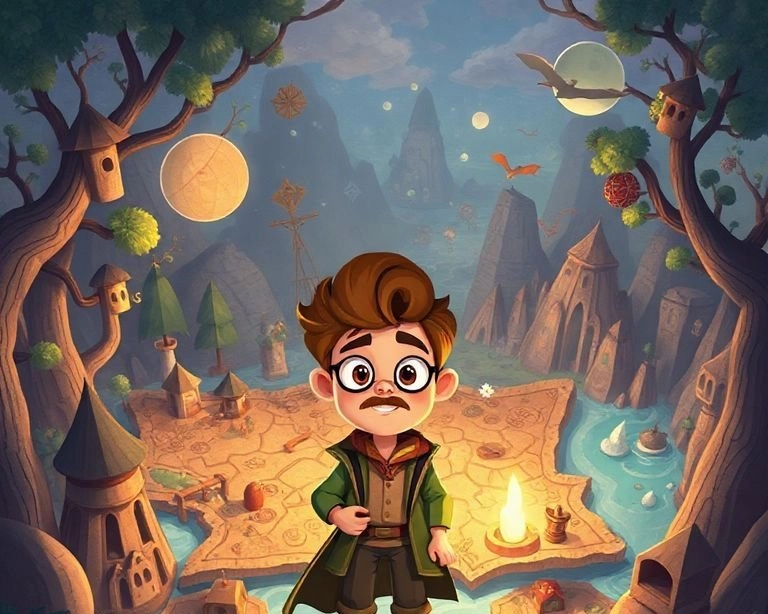 Eski Haritaların Gizemi: Tarih Araştırmacısı Masalı Eski Haritaların Gizemi: Tarih Araştırmacısı Masalı