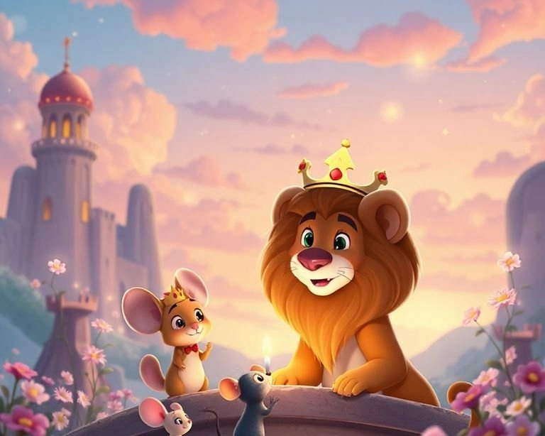 Fare Kralın Dileği: Aslanın Destekleyici Eli Masalı