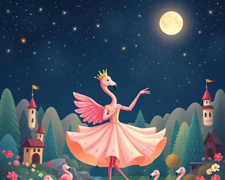 Flamingo Prensesin Sıradışı Dansı Masalı Flamingo Prensesin Sıradışı Dansı Masalı