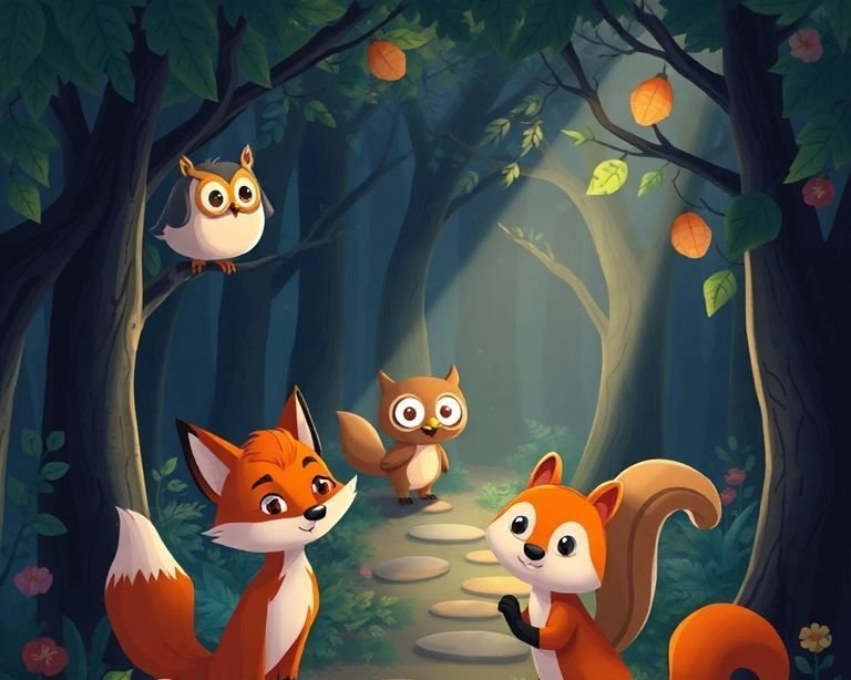 Gizemli Karanlık Orman Masalı