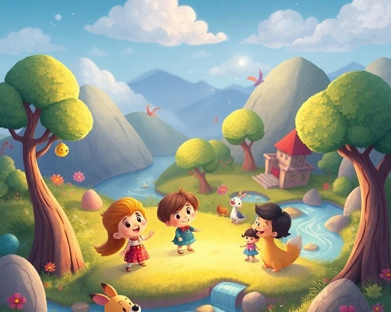 Gölge Oyunu: Dostluk Işığında Bir Macera Masalı