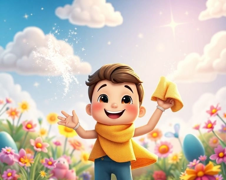 Hizmetçi ve Sihirli Temizlik Bezi Masalı