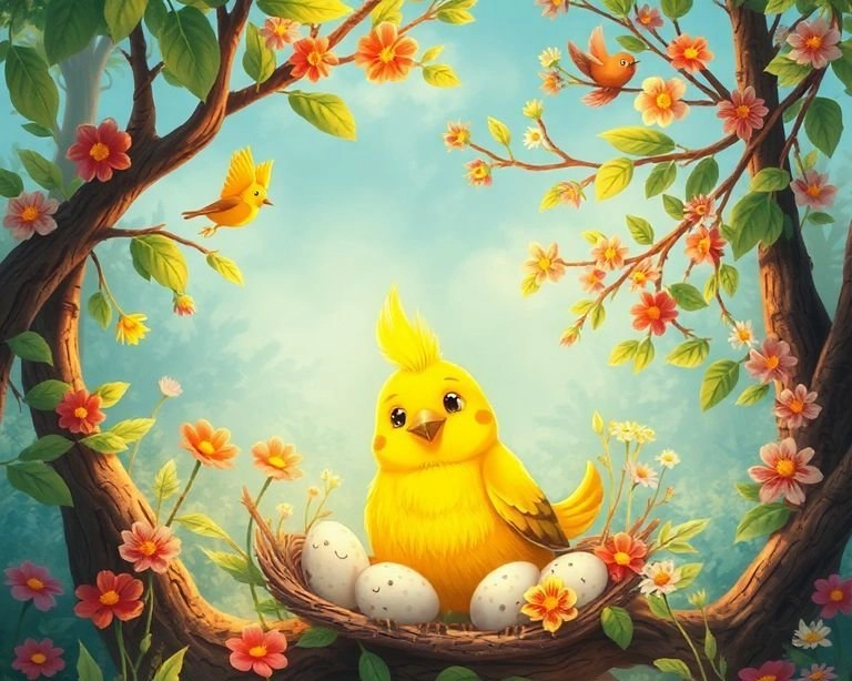 Kaybolan Kanarya Yumurtası Masalı Kaybolan Kanarya Yumurtası Masalı