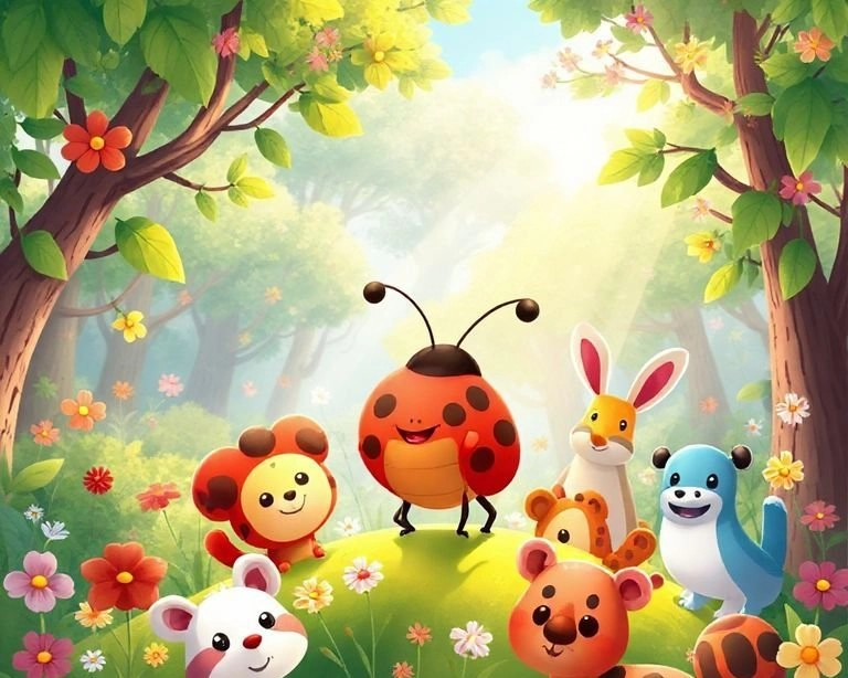 Kırmızı Böcek ile Arkadaşlık Hikayesi Masalı Kırmızı Böcek ile Arkadaşlık Hikayesi Masalı