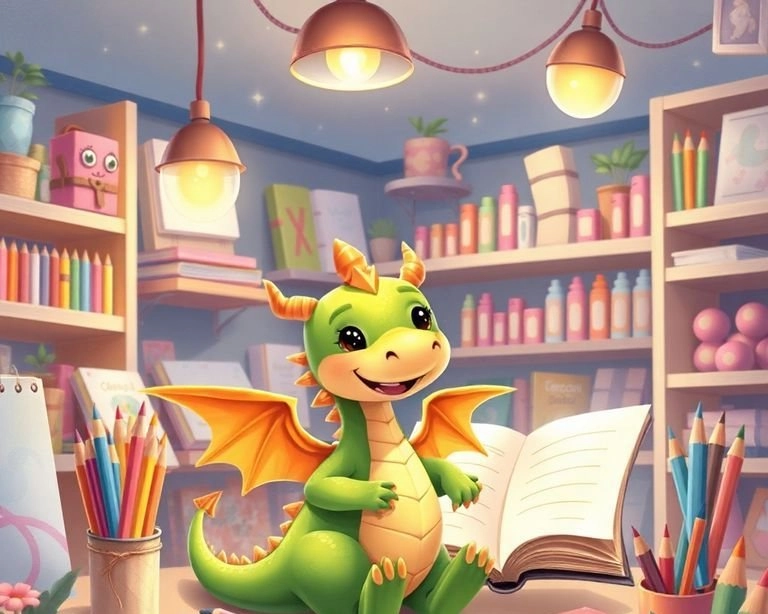 Kırtasiyeci Ejderha ve Karalama Defteri Masalı Kırtasiyeci Ejderha ve Karalama Defteri Masalı