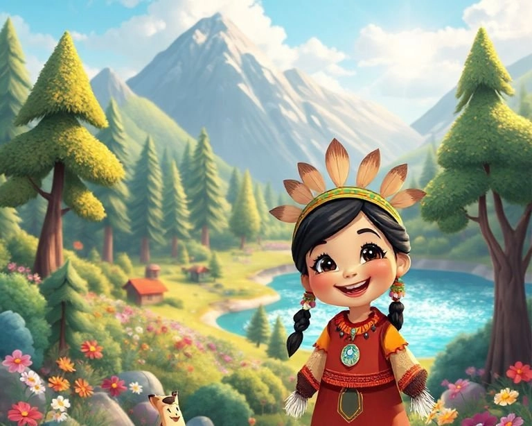 Kızılderili Kızının Hikayesi Masalı Kızılderili Kızının Hikayesi Masalı