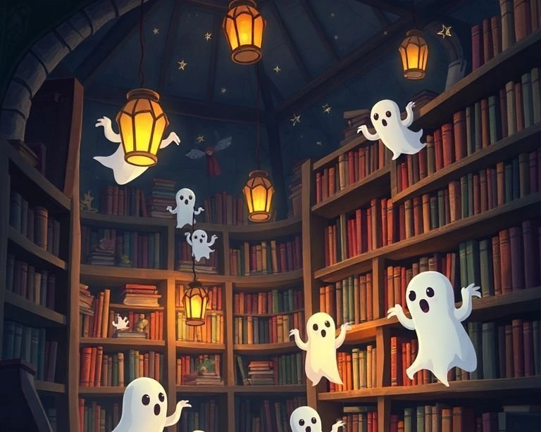 Korkunç Kütüphane: Hayalet Kasabanın Kitapları Masalı Korkunç Kütüphane: Hayalet Kasabanın Kitapları Masalı
