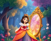 Kraliçe ve Sihirli Aynası Masalı Krali e