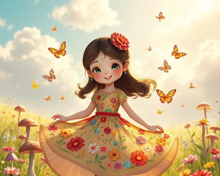 Küçük Kız ve Canlı Şapka Masalı Küçük Kız ve Canlı Şapka Masalı