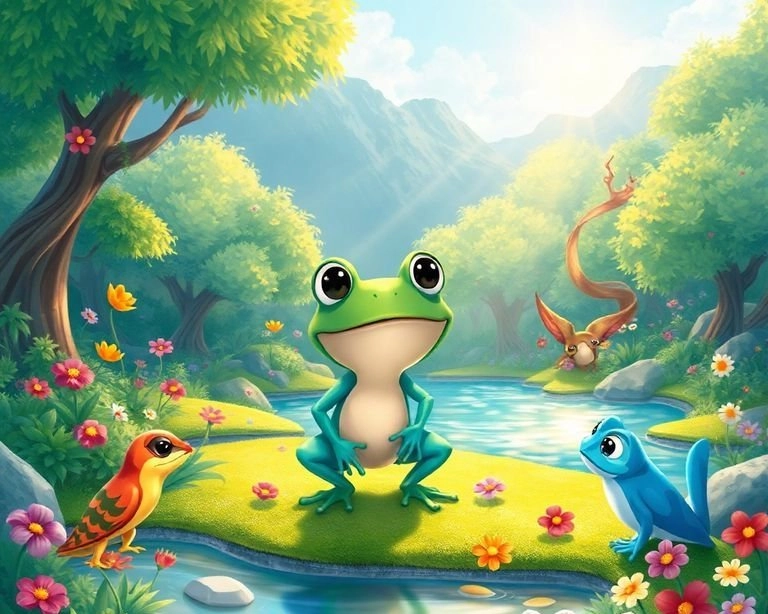 Kurbağa'nın Masal Diyarında Serüveni Masalı Kurbağa'nın Masal Diyarında Serüveni Masalı