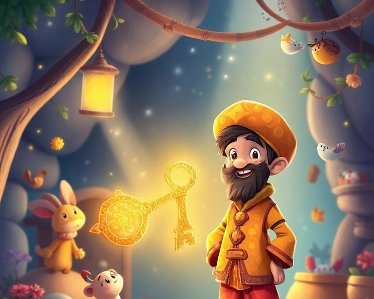 Kurnaz Satıcı ve Altın Anahtar Masalı Kurnaz Satıcı ve Altın Anahtar Masalı