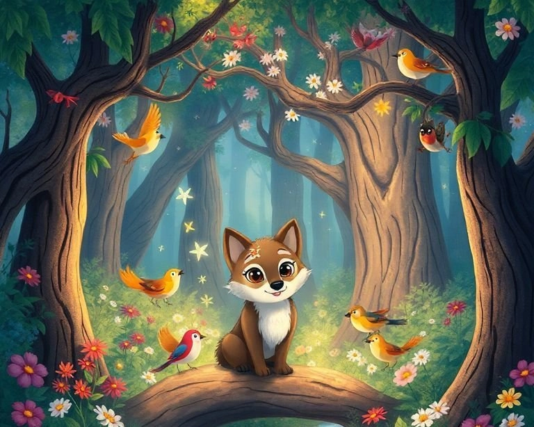 Kurt'un Sihirli Ormanı Masalı