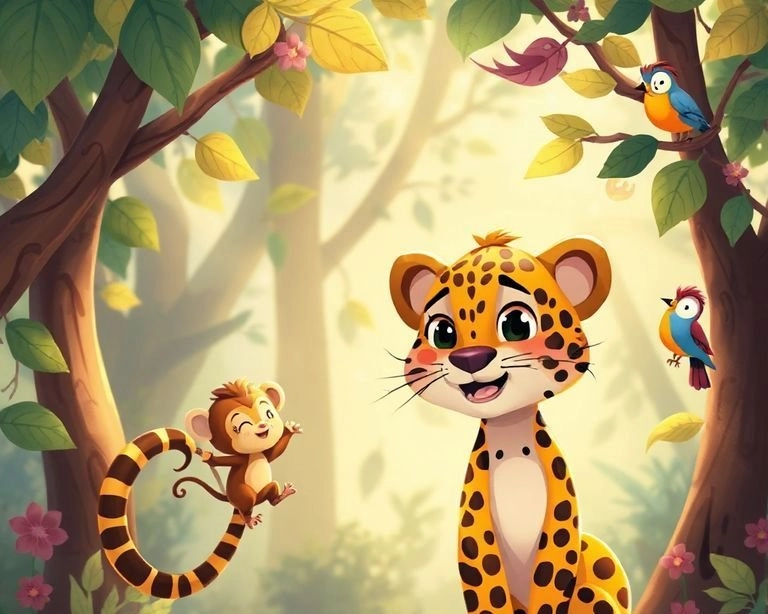 Leoparın Hızlı Yarışı Masalı Leoparın Hızlı Yarışı Masalı