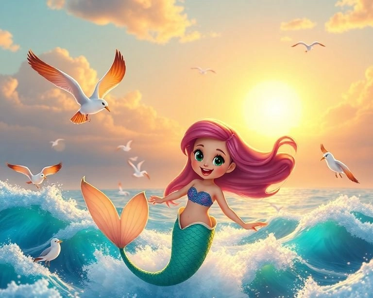 Martılar ve Deniz Kızı Masalı Martılar ve Deniz Kızı Masalı