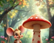 Minik Fare ve Dev Mantar Masalı Minik Fare
