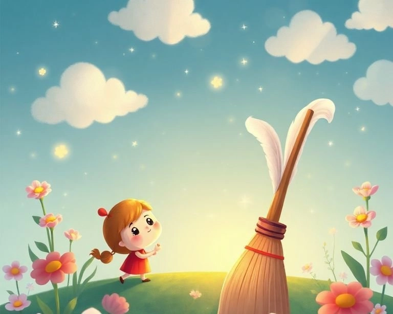 Minik Fırça ve Tüyüne Düşkün Süpürge Masalı
