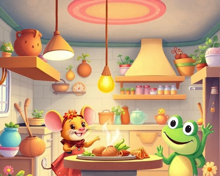 Mutfakta Yardımcı: Yemek Hazırlığı Masalı Mutfakta Yardımcı: Yemek Hazırlığı Masalı