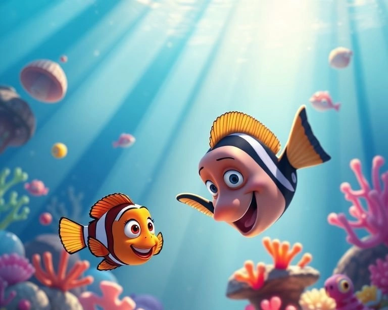 Nemo ve Babası: Okyanusun Derinliklerinde Masalı Nemo ve Babası: Okyanusun Derinliklerinde Masalı