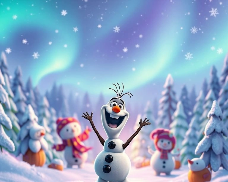 Olaf'ın Kuzey Işıkları Serüveni Masalı