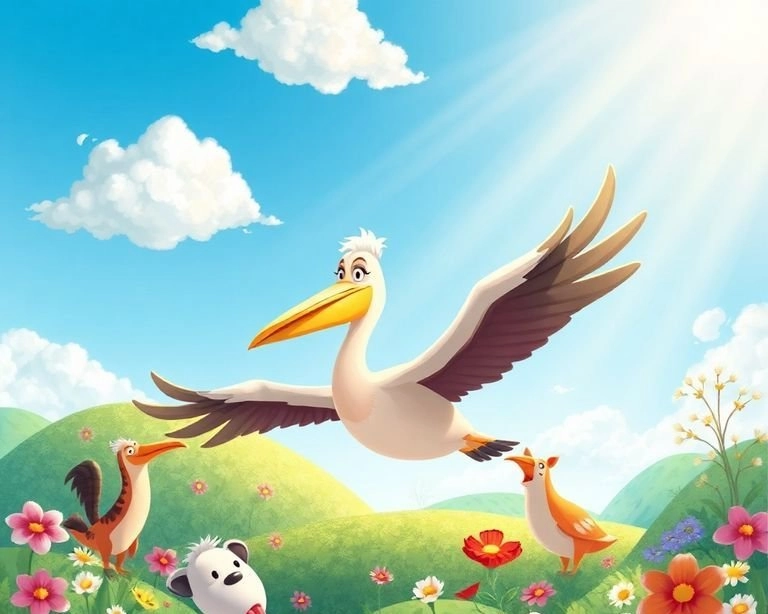 Pelikanın Mutlu Bahçesi Masalı Pelikanın Mutlu Bahçesi Masalı