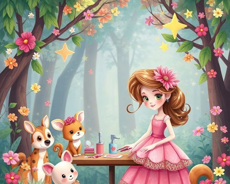 Pembe Elbiseli Moda Tasarımcısı Masalı Pembe Elbiseli Moda Tasarımcısı Masalı