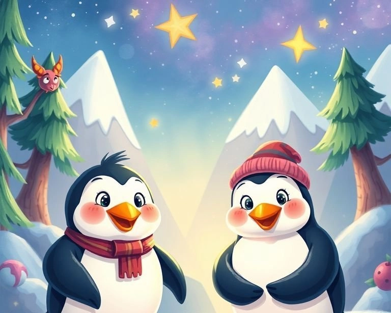 Penguenlerin Masal Diyarında Yolculuk Masalı Penguenlerin Masal Diyarında Yolculuk Masalı