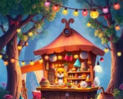 Renkli Tüylerin Tacı: Kuş Satıcısının Serüveni Masalı Renkli T