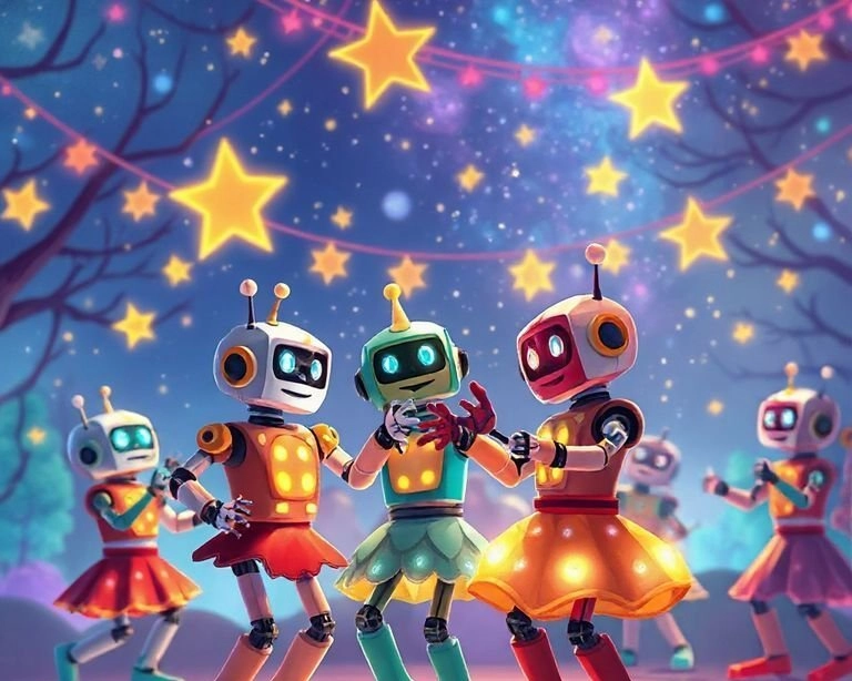 Robotların Dansı: Büyülü Bir Gösteri Masalı