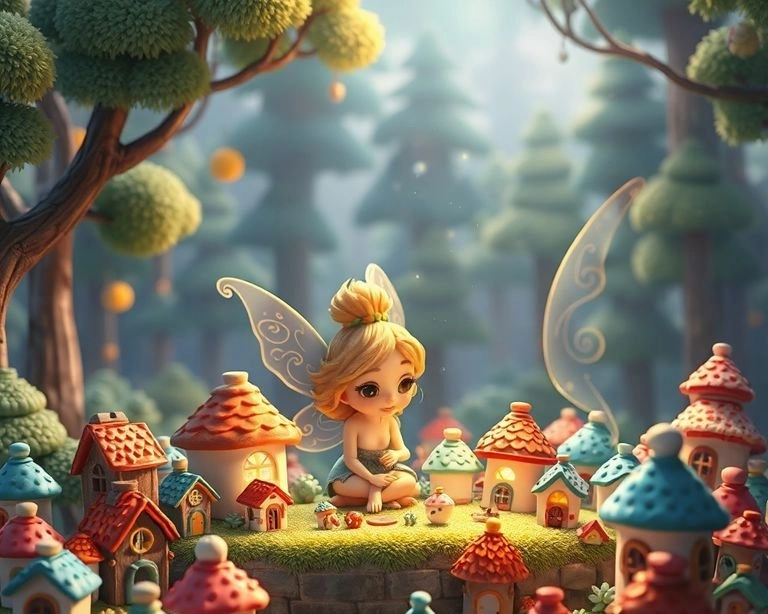 Seramikçi Peri ve Minik Seramik Evler Masalı Seramikçi Peri ve Minik Seramik Evler Masalı